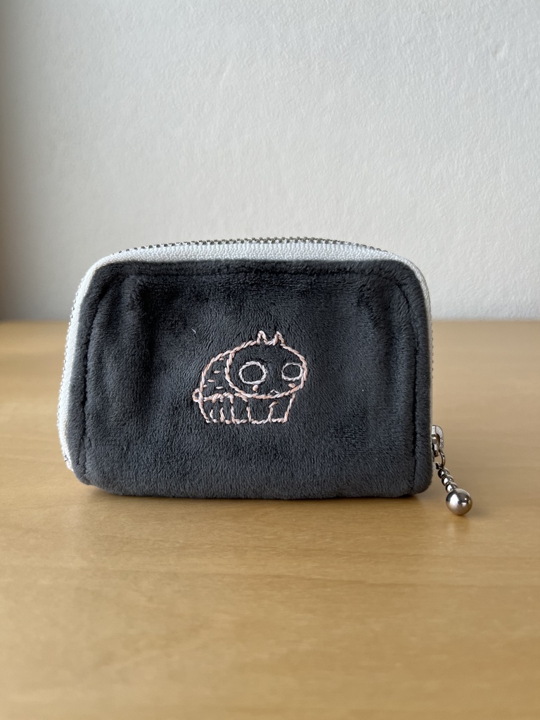 [訳あり品]　なも小銭入れ【黒】