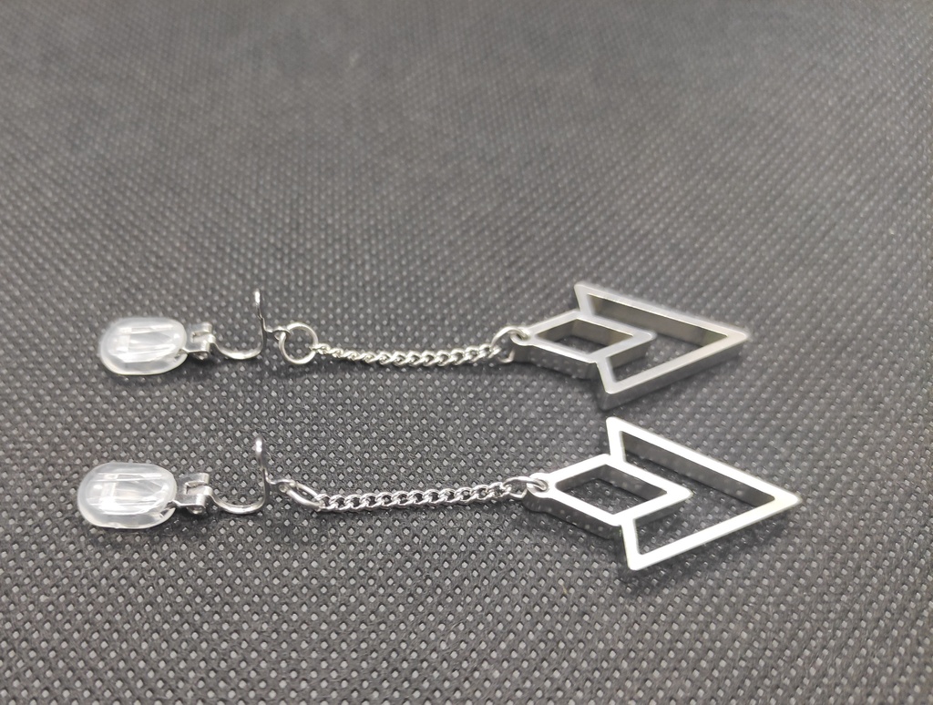 マーカー風イヤリング