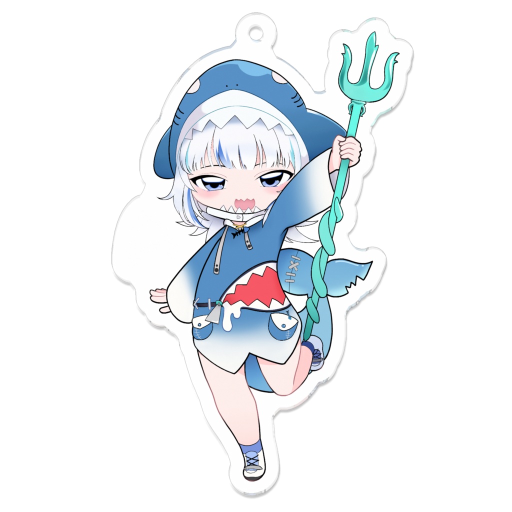 【非公式】Hololive EN　がうる・ぐら (GawrGura) アクリルキーホルダー
