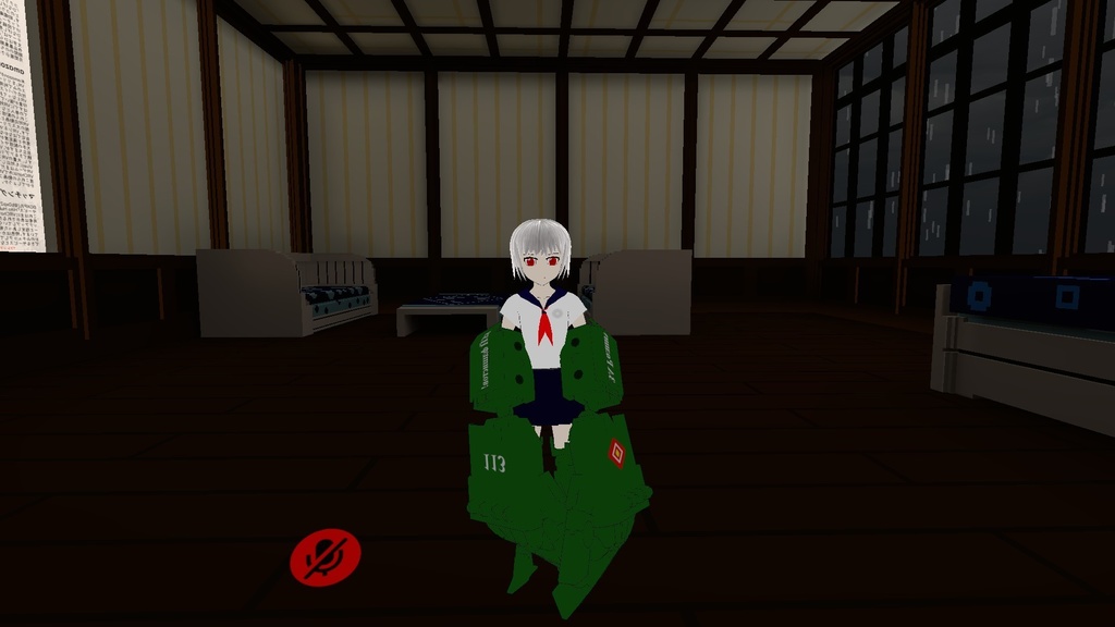 【無料版有】VRchat使用想定3Dモデル「シラーム」