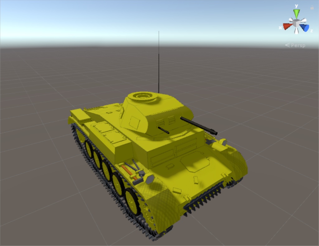 VRChat用戦車アバター（Ⅱ号戦車）