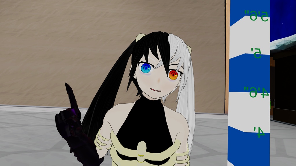 【3Dモデル】ボーン子(VRChat使用想定+フルトラッキング対応)