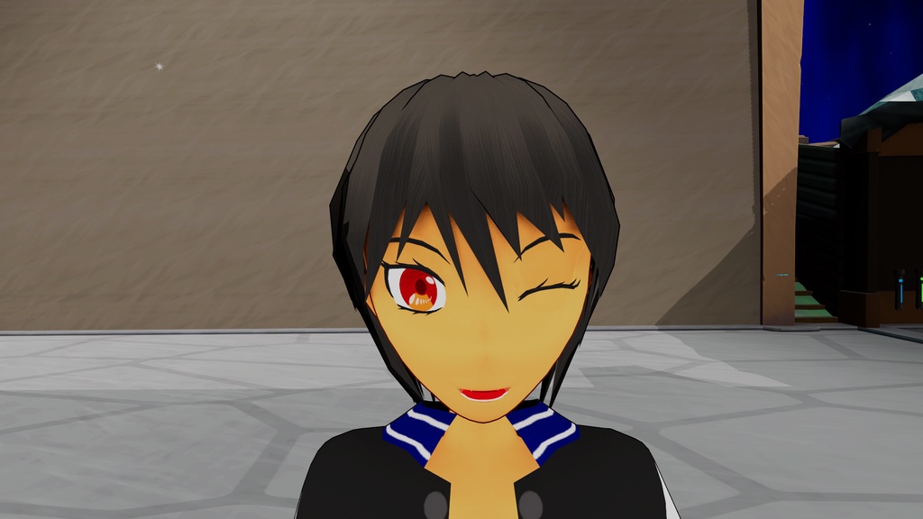 【3Dモデル】スタジャン子(VRChat使用想定+フルトラッキング対応)