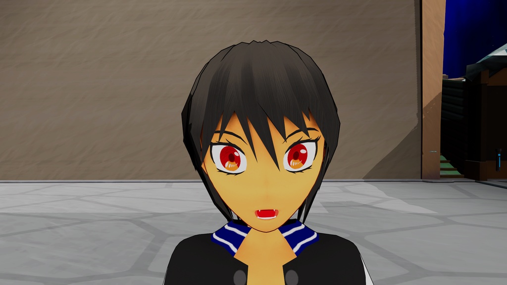 【3Dモデル】スタジャン子(VRChat使用想定+フルトラッキング対応)