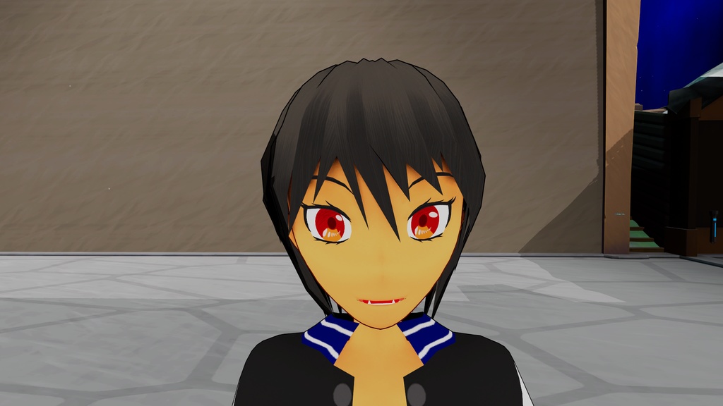 【3Dモデル】スタジャン子(VRChat使用想定+フルトラッキング対応)