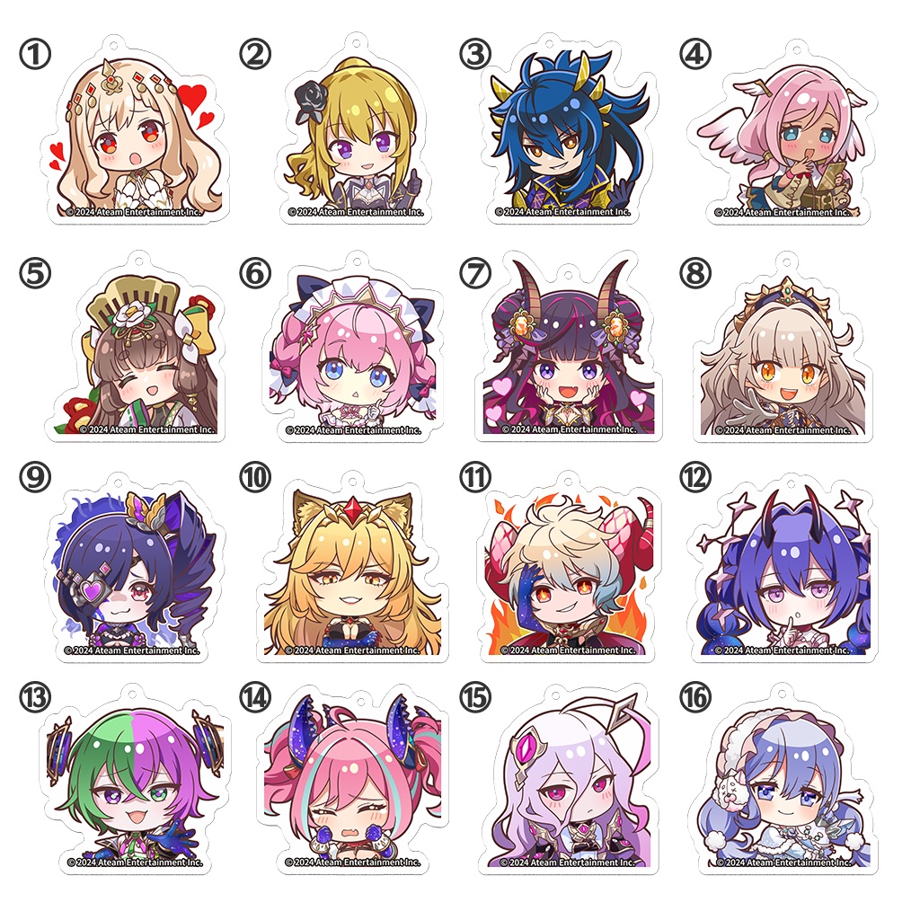 アクリルキーホルダー(50mm) Vol.2 [Acrylic Keychain (50 mm) Vol. 2]