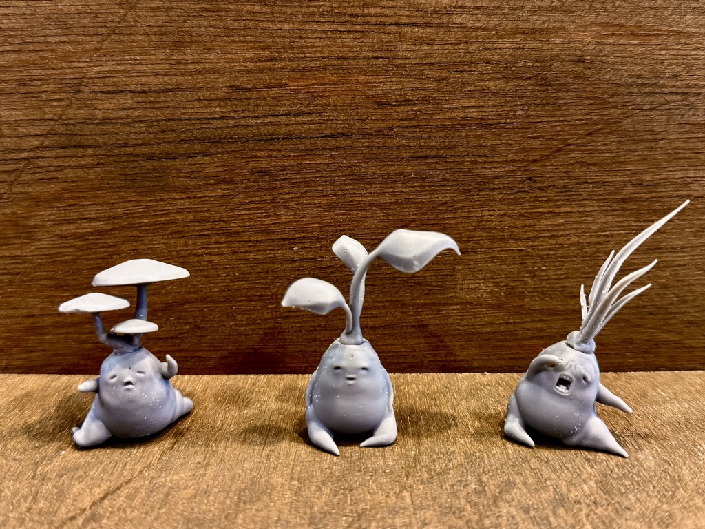 ひそひそマンドラゴラ(3匹セット+1ヘッド)