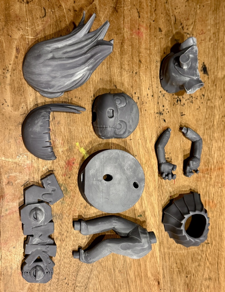 ゾンコ・オブ・ザ・デッド(大:約17cm)未塗装