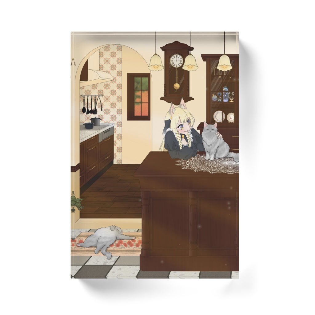 アクリルブロック_午後のひととき