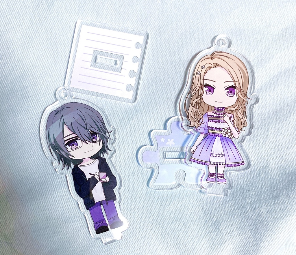 プロセカ 日暮アリサ・獏野歴 アクリルスタンド(兼アクキー)