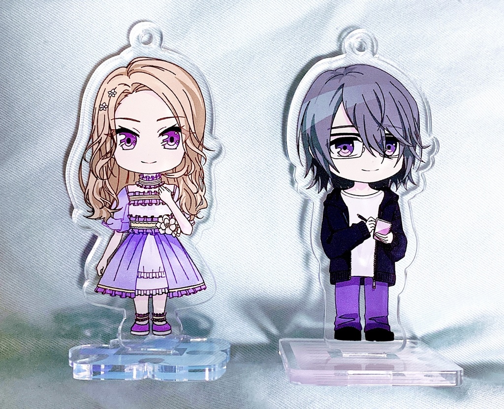 プロセカ 日暮アリサ・獏野歴 アクリルスタンド(兼アクキー)