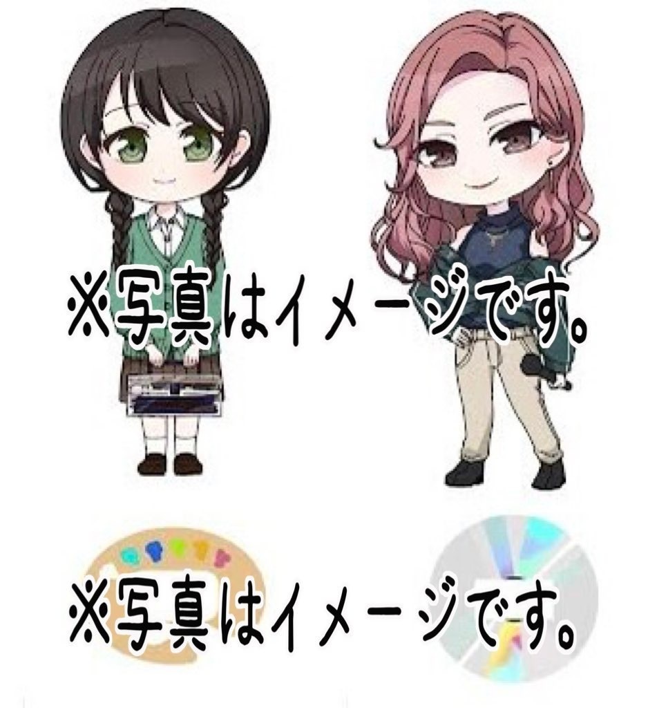 プロセカ 古瀧凪・夏野二葉 同人アクリルスタンド兼キーホルダー