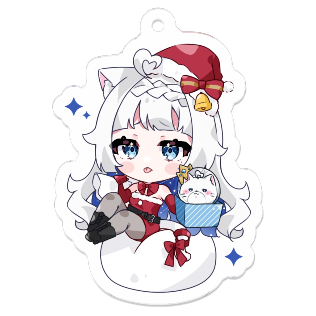 アクリルキーホルダー(クリスマス)-50×50(mm)