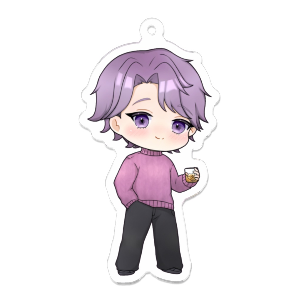 冬ラフスタイルろっくさんアクキー