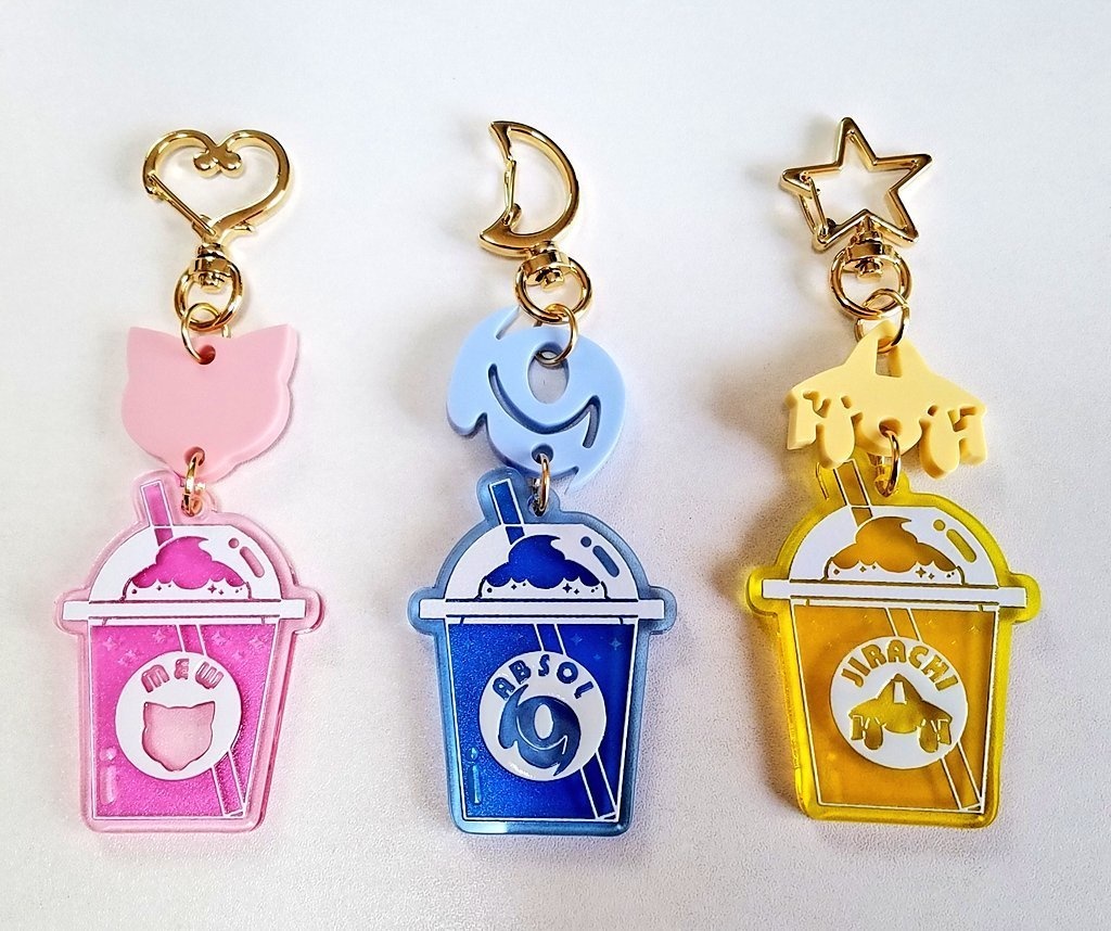 ポケモン ドリンクアクキー