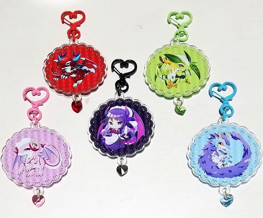 ドラゴンメイドくるくる変身アクキー