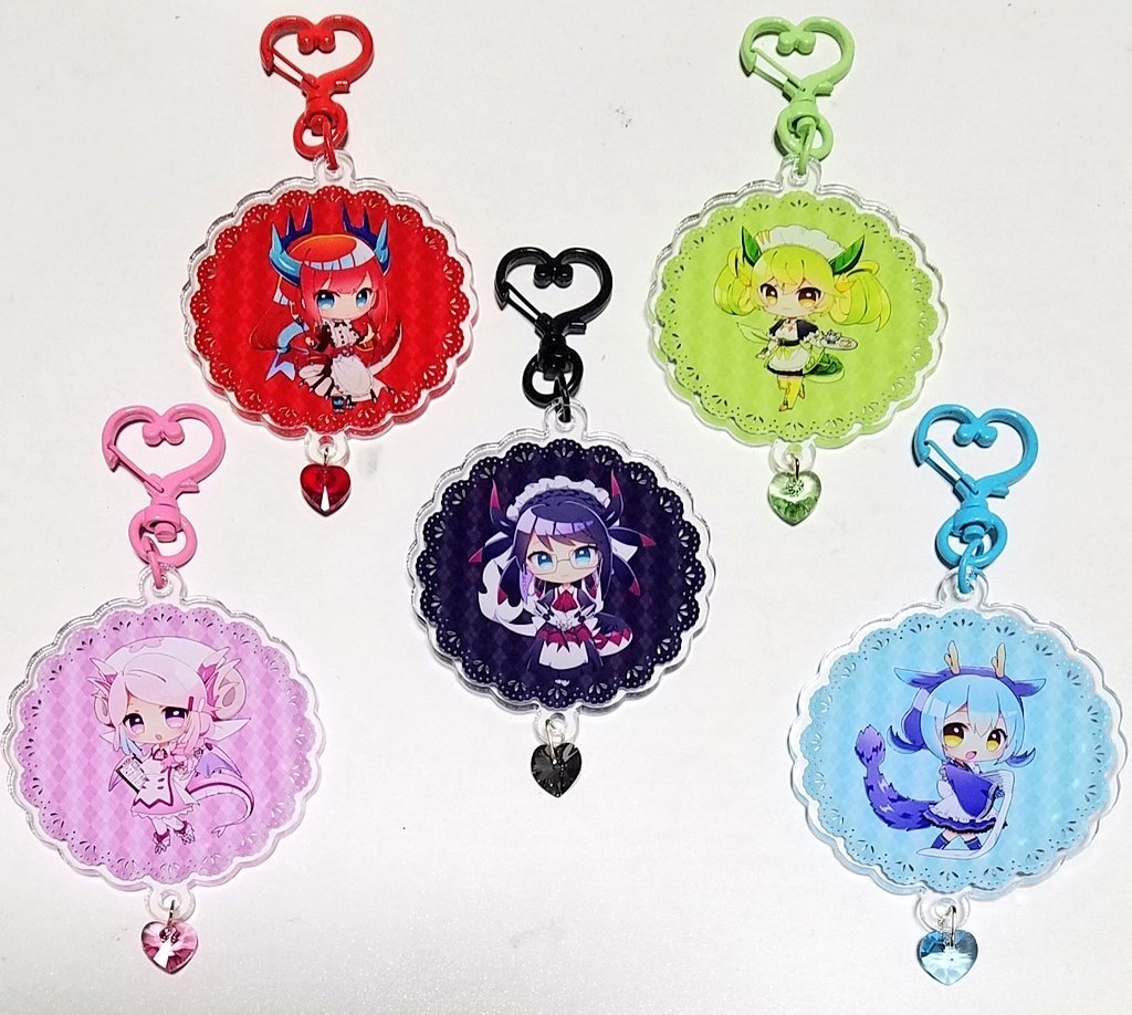 ドラゴンメイドくるくる変身アクキー