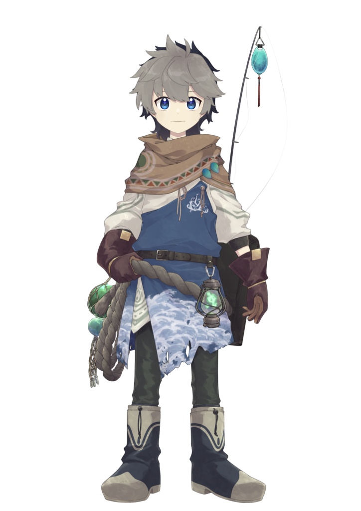 【Vtube Studio対応】釣り人男子