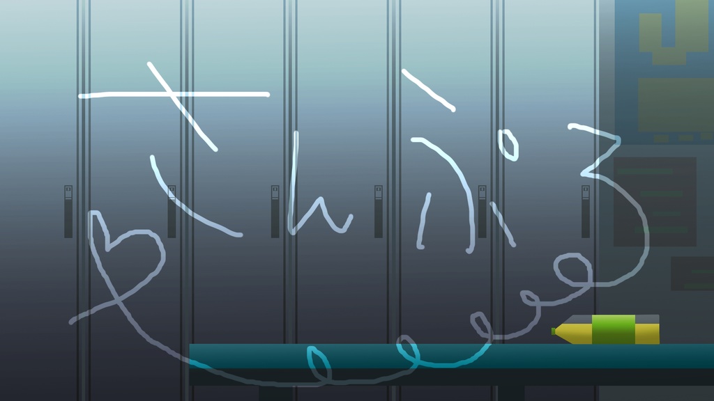 #イラスト背景素材 『ロッカールーム』