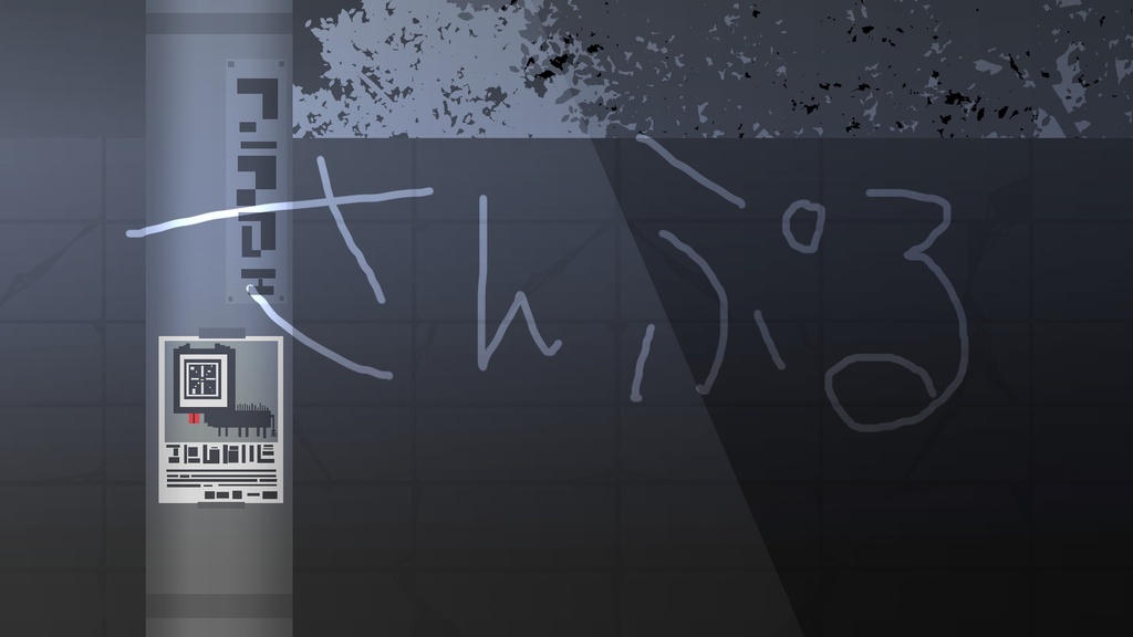 #イラスト背景素材 『住宅街路地』