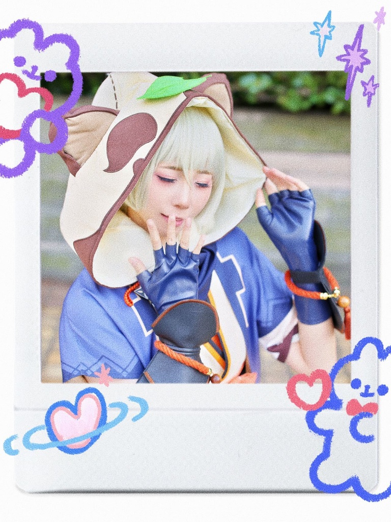 遥HARUKA【原神シリーズ01】ランダムチェキ