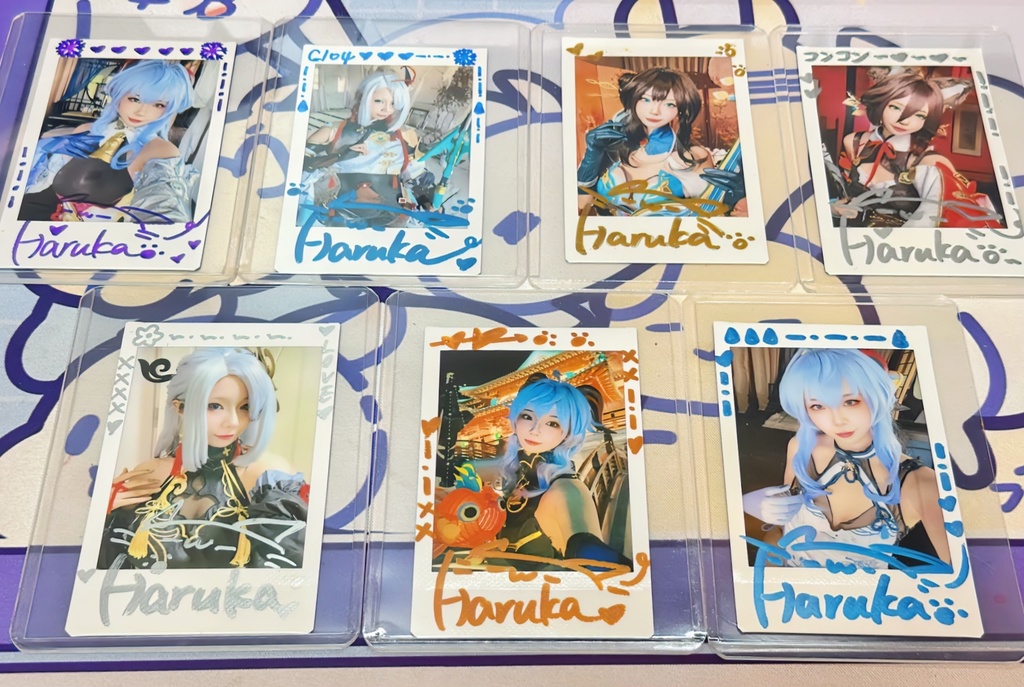 【C104写真集キャラ】チェキ7枚限定セット