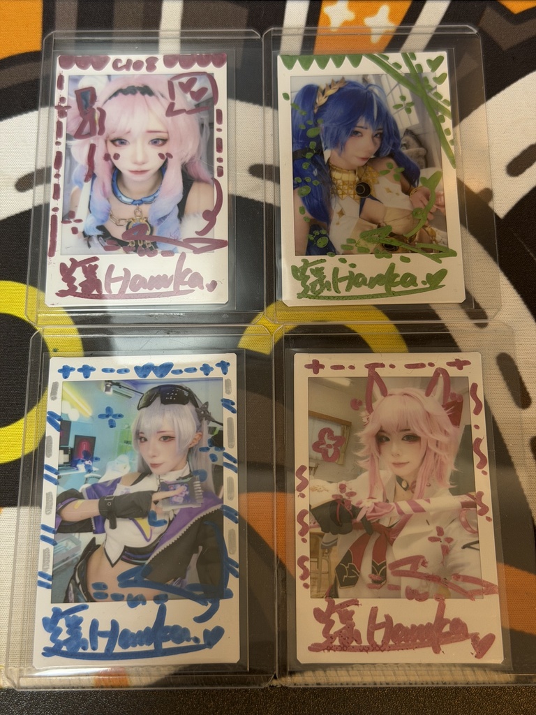 【C108写真集キャラ】チェキ4枚 （2セットのみ）