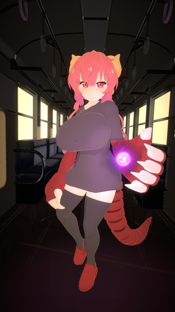 Ilulu (イルル, Iruru) VRChat Full Body Tracking 3D Model