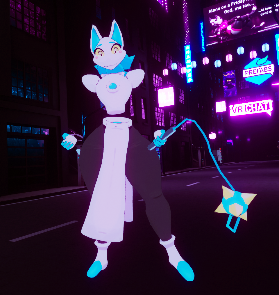 Tasque Manager VRChat Full Body Tracking 3D Model - shadsterwolf - BOOTH