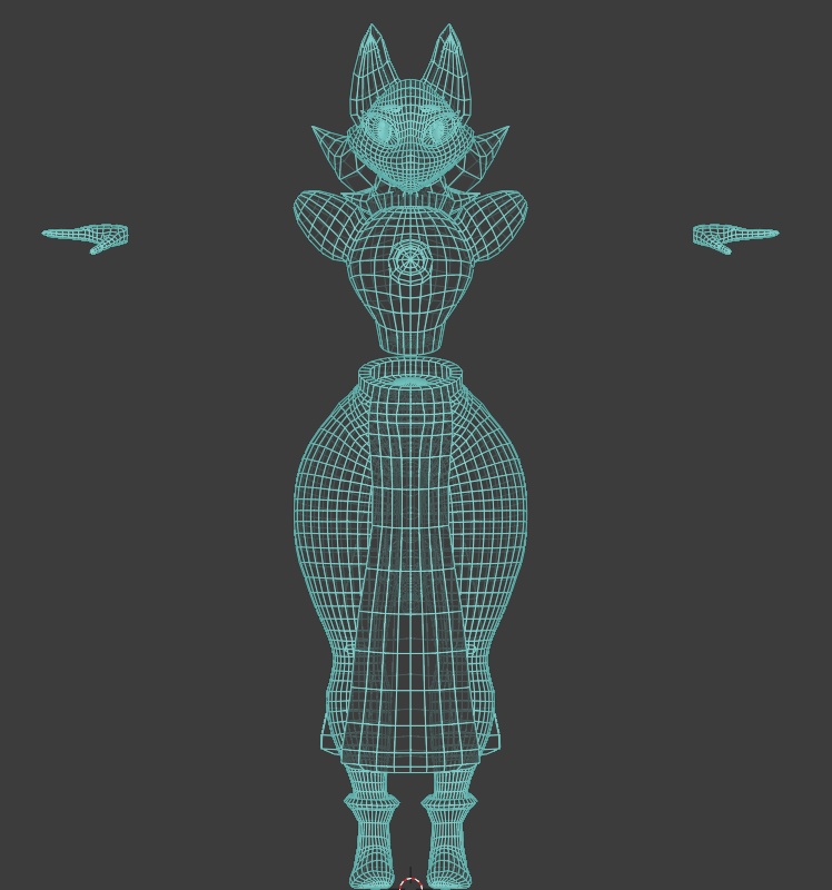 Tasque Manager VRChat Full Body Tracking 3D Model