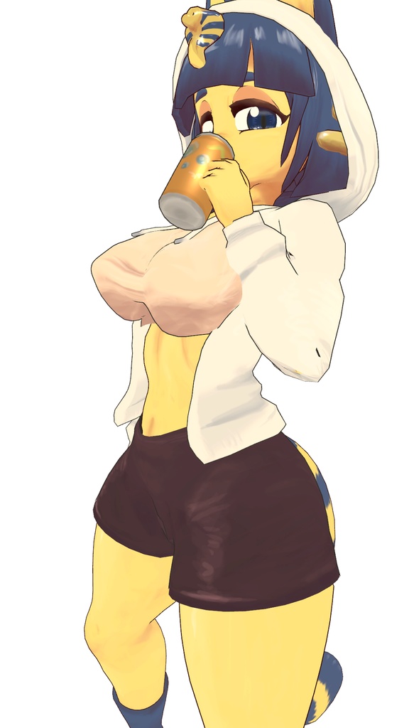 Ankha (ナイル, Nairu) VRChat Full Body Tracking 3D Model