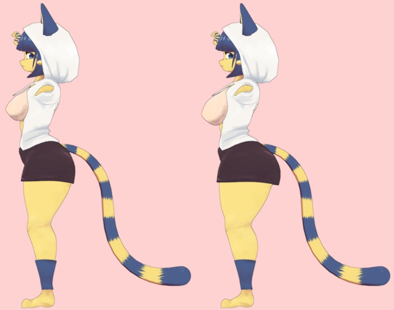 Ankha (ナイル, Nairu) VRChat Full Body Tracking 3D Model