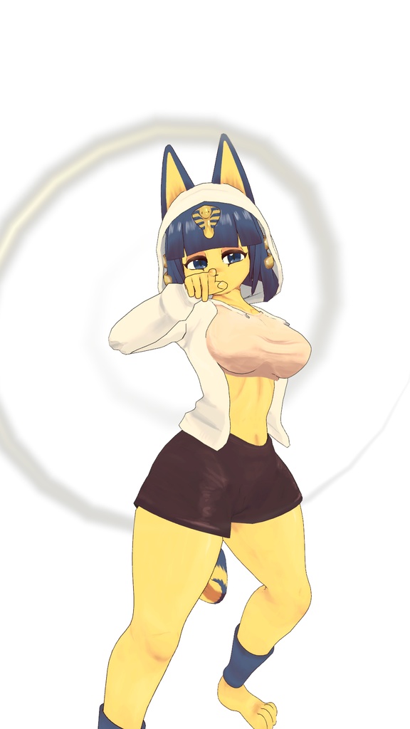 Ankha (ナイル, Nairu) VRChat Full Body Tracking 3D Model