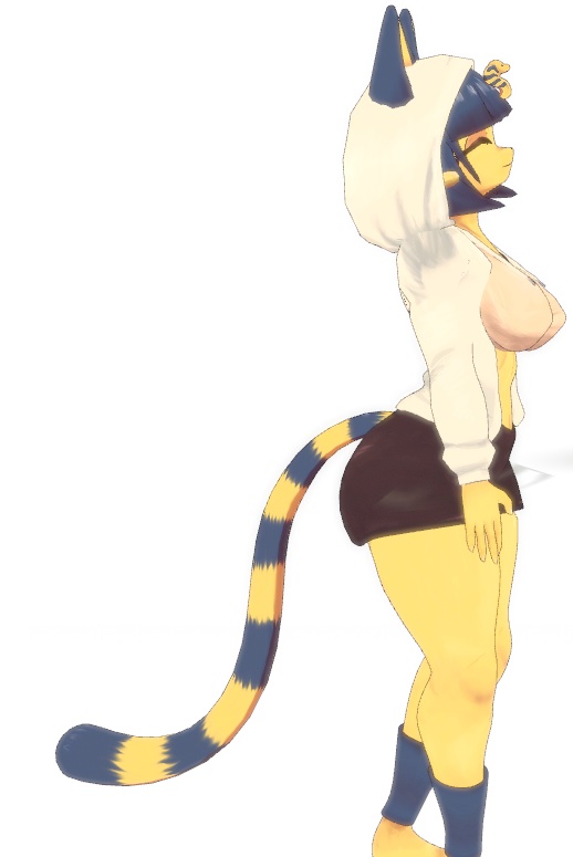 Ankha (ナイル, Nairu) VRChat Full Body Tracking 3D Model