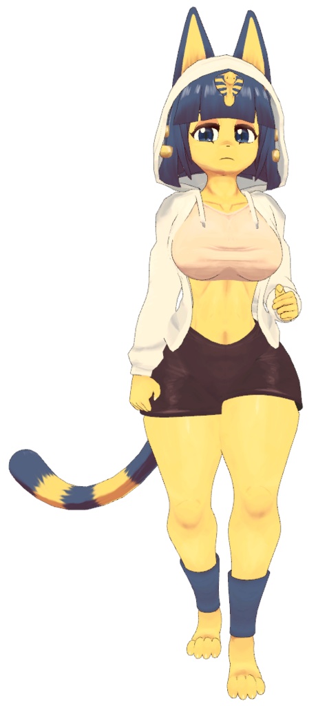 Ankha (ナイル, Nairu) VRChat Full Body Tracking 3D Model