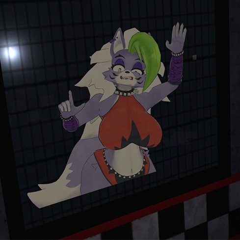 Roxanne Wolf (Roxy) VRChat Full Body Tracking 3D Model