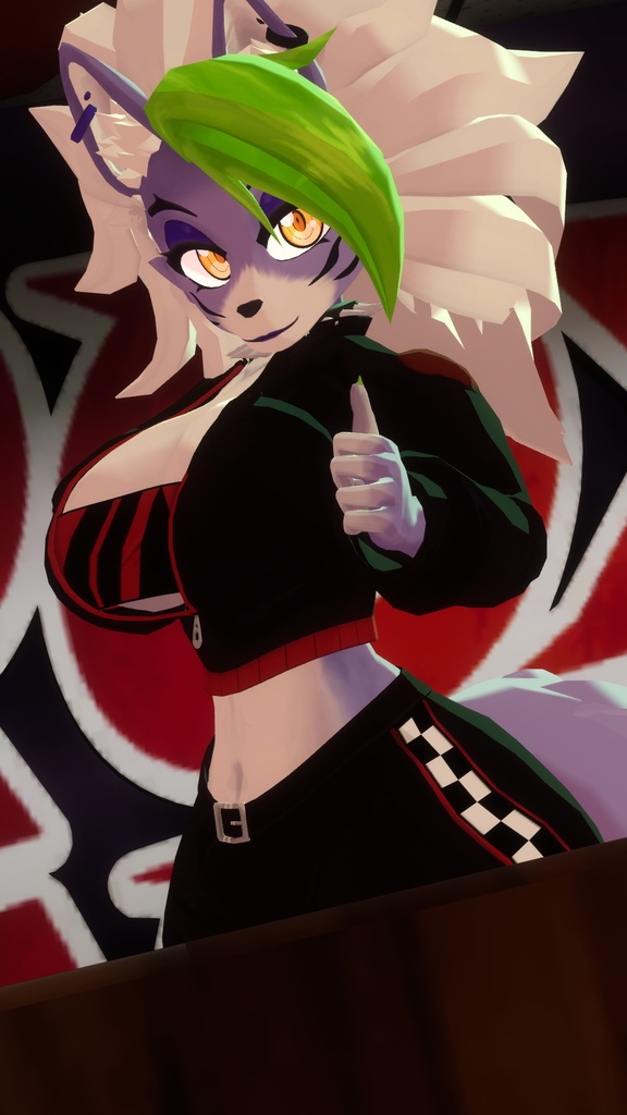 Roxanne Wolf (Roxy) VRChat Full Body Tracking 3D Model