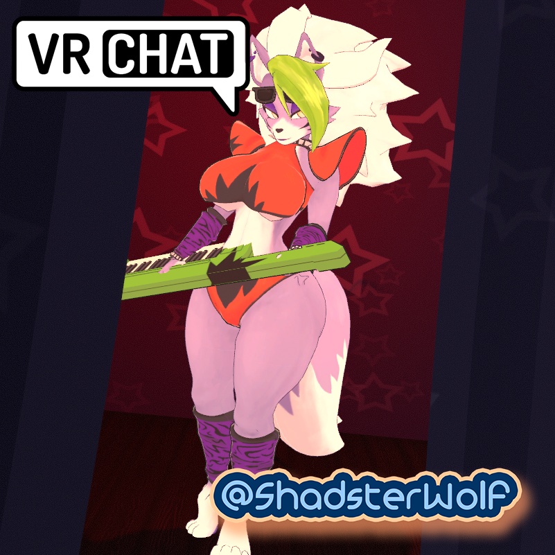 Roxanne Wolf (Roxy) VRChat Full Body Tracking 3D Model