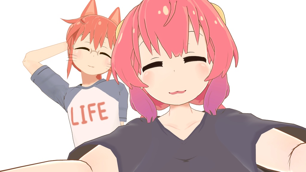 Kobayashi (小林) VRChat Full Body Tracking 3D Model