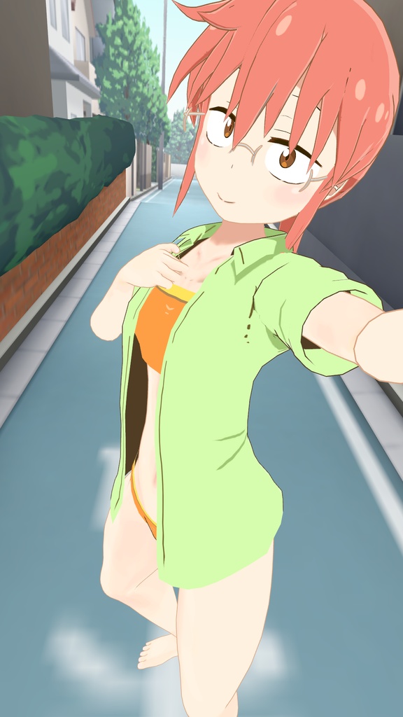 Kobayashi (小林) VRChat Full Body Tracking 3D Model
