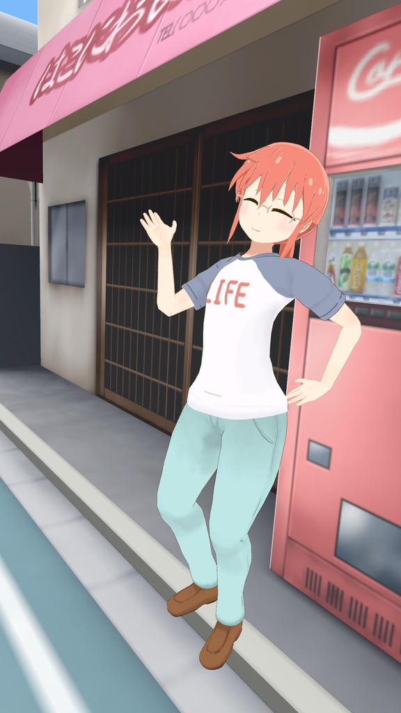 Kobayashi (小林) VRChat Full Body Tracking 3D Model