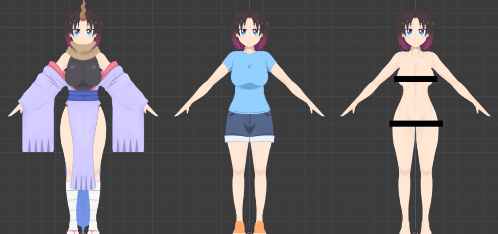 Elma (エルマ, Eruma) VRChat Full Body Tracking 3D Model