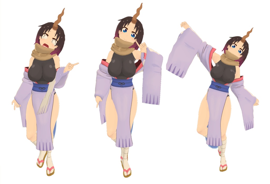 Elma (エルマ, Eruma) VRChat Full Body Tracking 3D Model