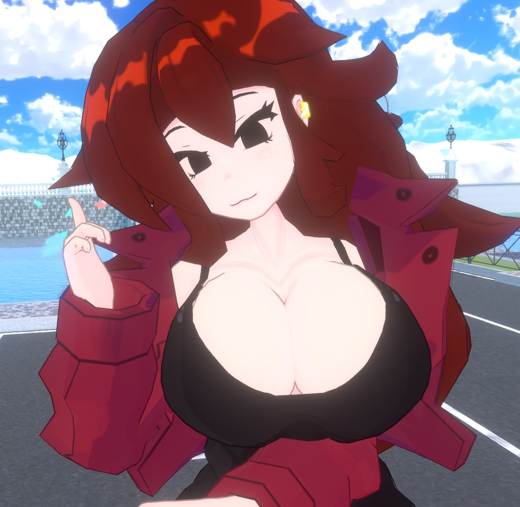 FNF Girlfriend VRChat Full Body Tracking 3D Model