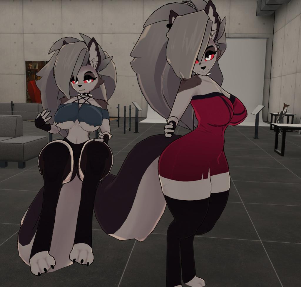 Loona VRChat Full Body Tracking 3D Model