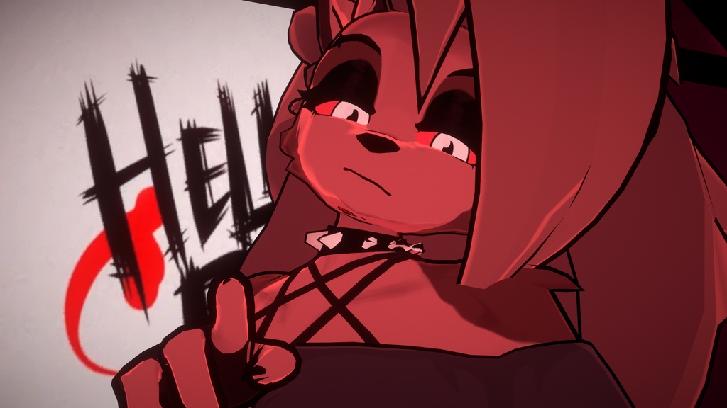 Loona VRChat Full Body Tracking 3D Model