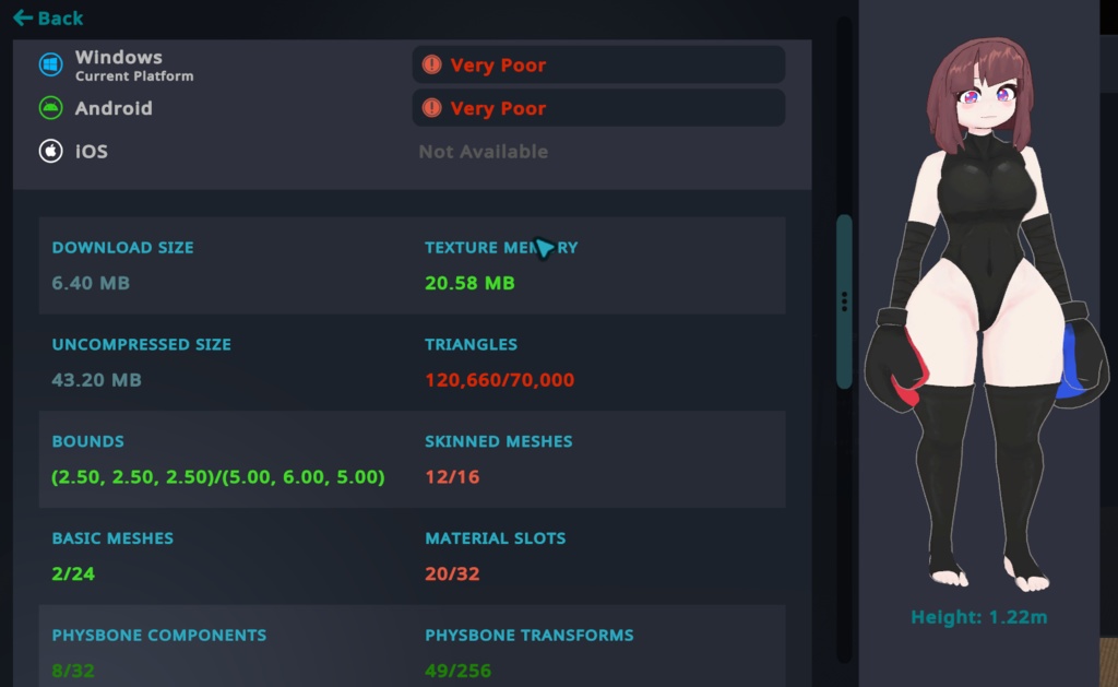 Pomni VRChat Full Body Tracking 3D Model