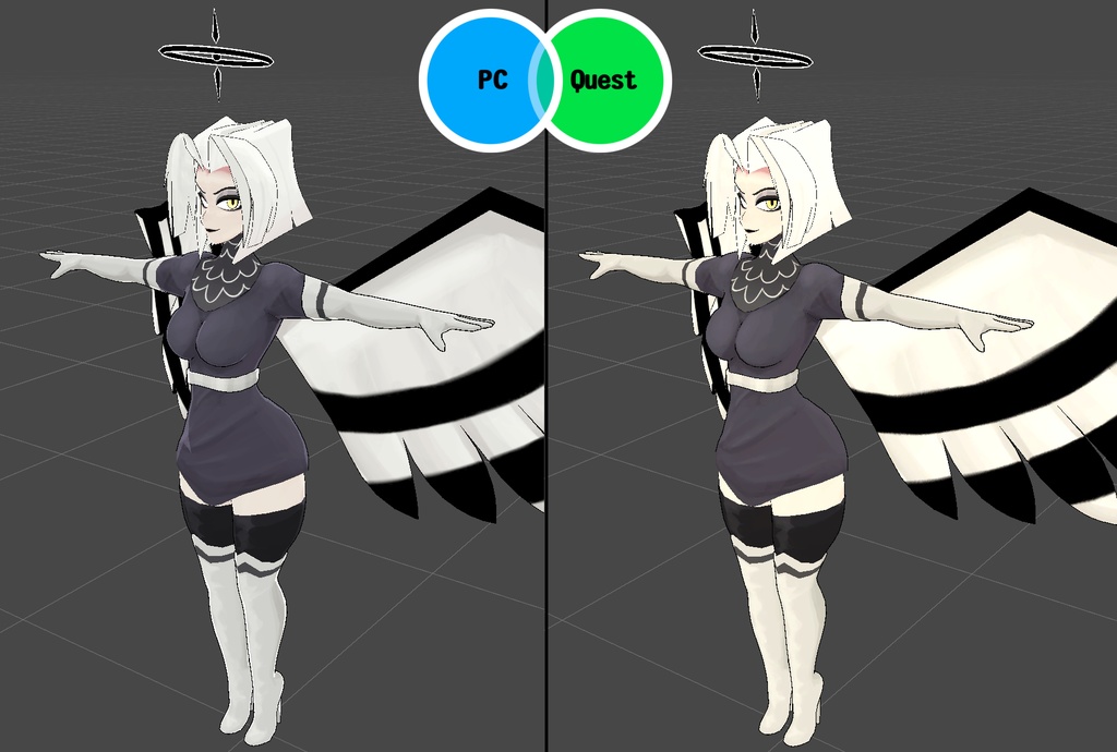 Lute VRChat Full Body Tracking 3D Model