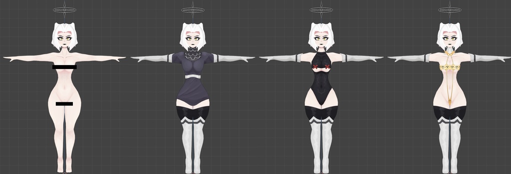 Lute VRChat Full Body Tracking 3D Model