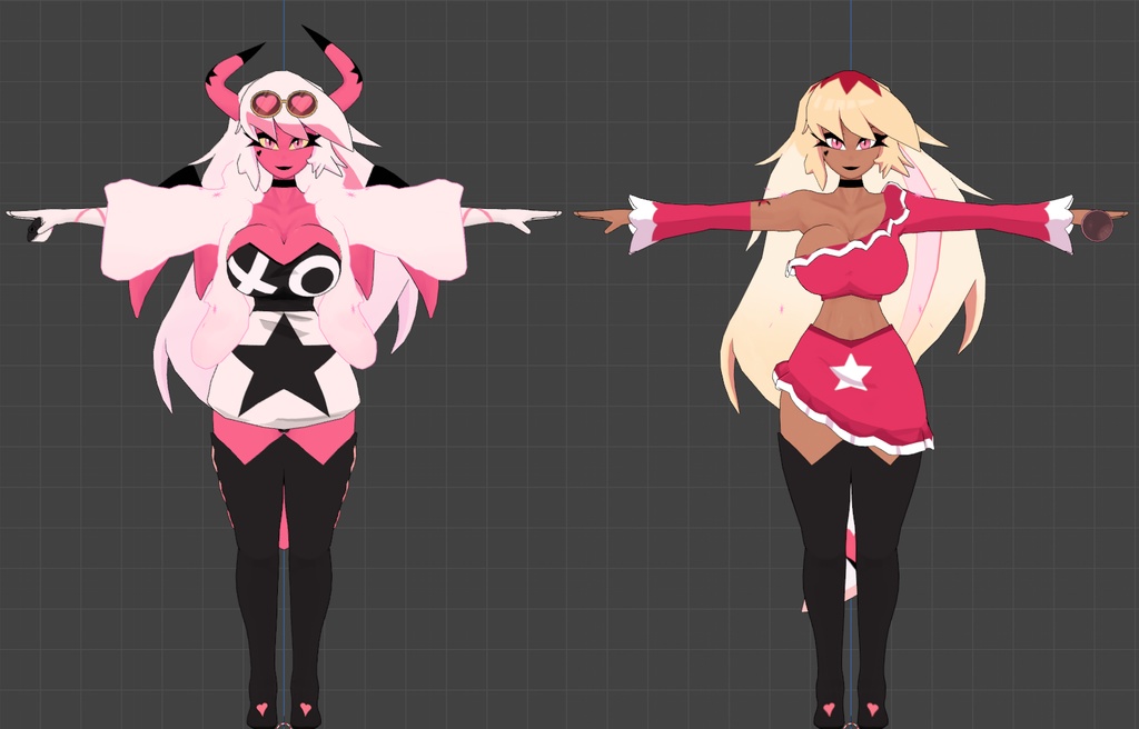 Verosika Mayday VRChat Full Body Tracking 3D Model